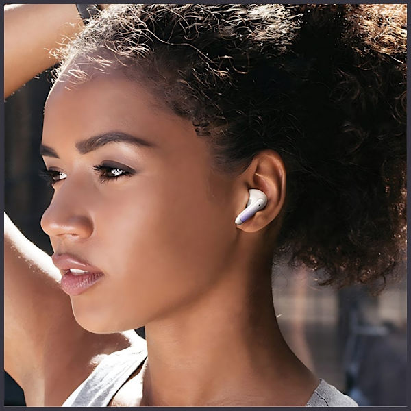 USAMS X-don ENC Bluetooth Hörlurar 5.3 TWS - Vit
