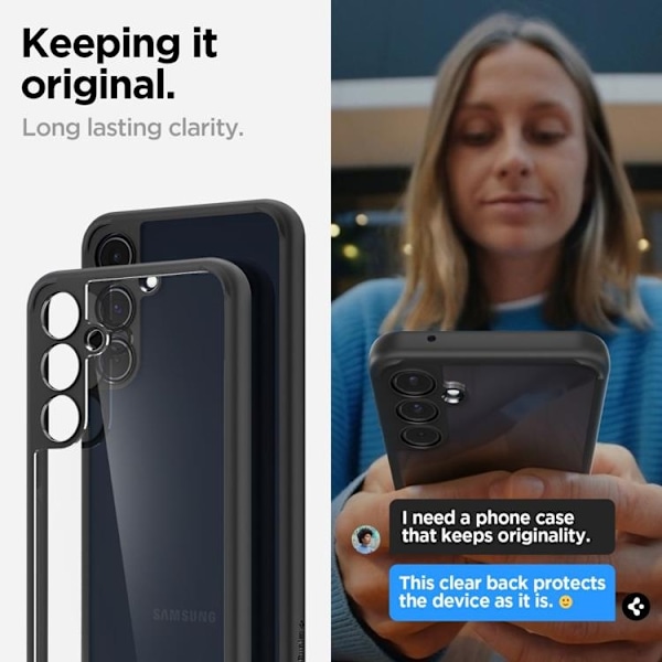 Spigen Galaxy A55 5G Mobilskal Ultra Hybrid - Matte Svart