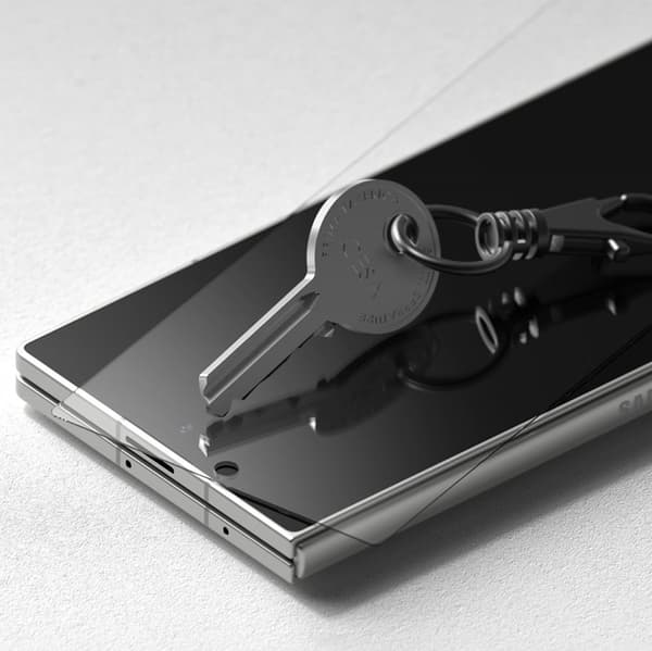 [2-Pack] Ringke Galaxy Z Fold 7 Härdat Glas Skärmskydd - Clear Transparent