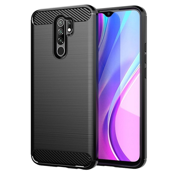 CARBON skal till XIAOMI Redmi 9 Svart Svart
