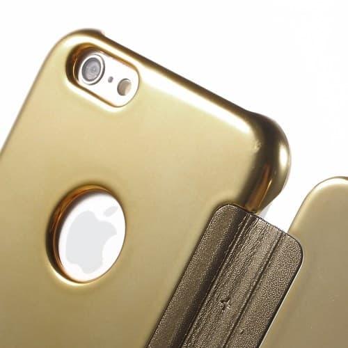 Mirror Surface -kotelo iPhone 6S Plus - Kulta Yellow