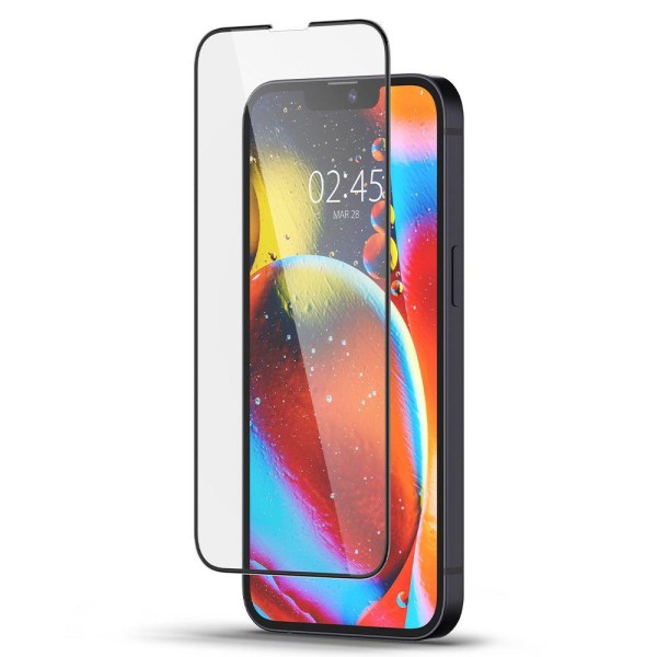 Spigen iPhone 14 Plus/13 Pro Max karkaistu lasi näytönsuoja FC - Sva Black