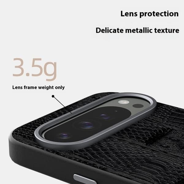 ABEEL Mobilskal till Google Pixel 9 Pro MagSafe Äkta Läder Brun