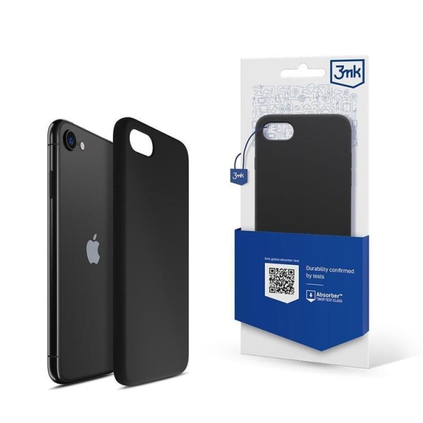 3MK iPhone 7/8/SE (2020/2022) Mobiltelefon cover Silikone - Sort