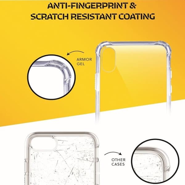 Roar Telefontaske til iPhone 16 Armor Jelly - Gennemsigtig Transparent