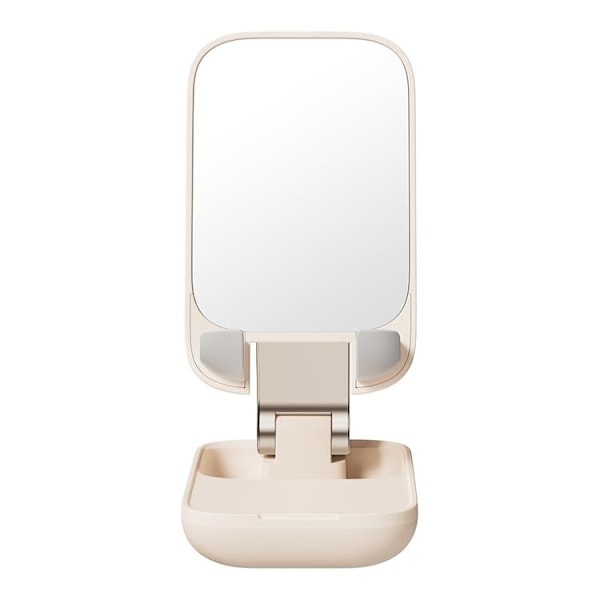 Baseus Mobilhållare Seashell Series med Mirror - Beige Beige