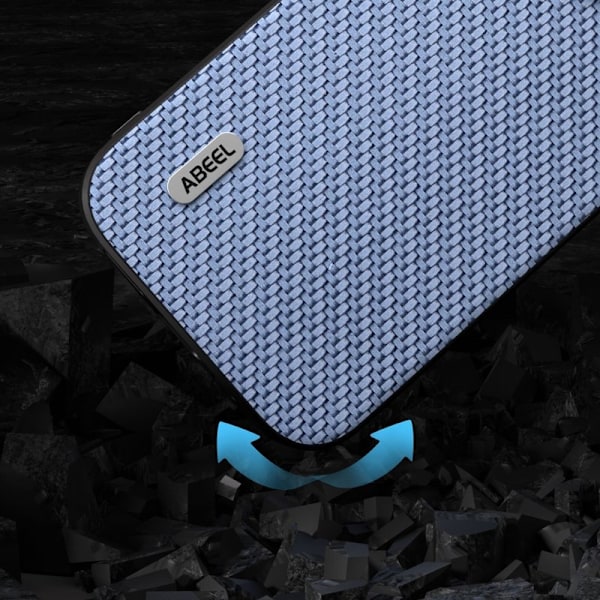 ABEEL Mobilskal till iPhone 14 Plus Carbon Fiber Blå