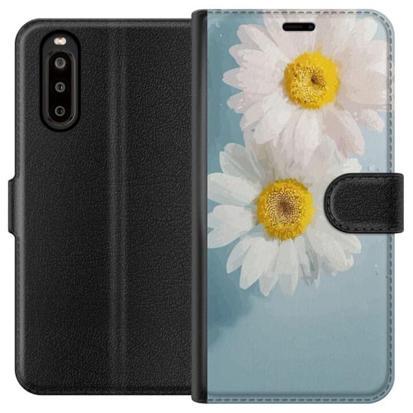 Pung Taske til Sony Xperia 10 II med sommerblomster