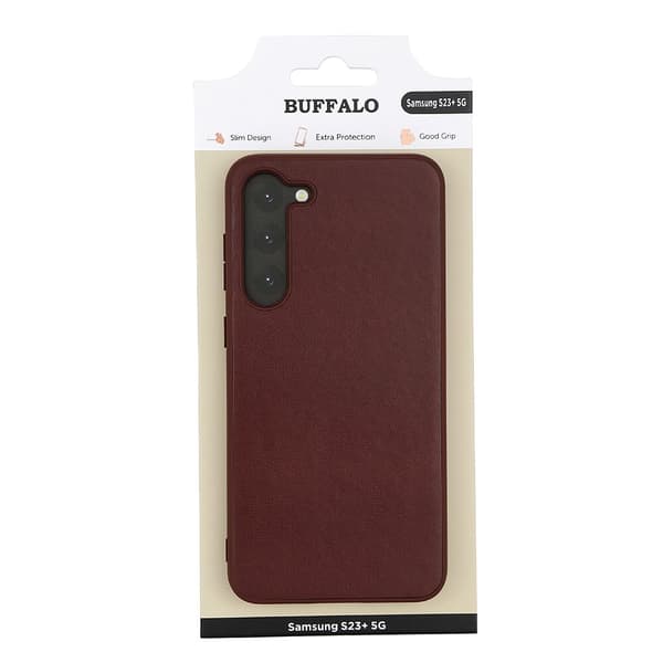 BUFFALO Galaxy S23 Plus 5G Taske Læder - Brun Brun