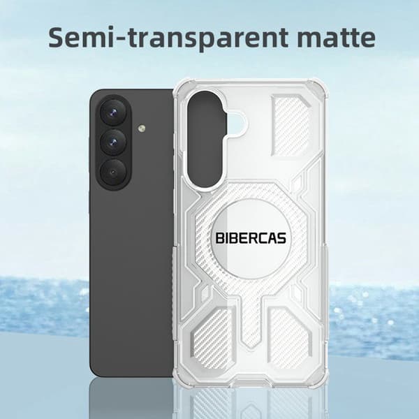 Mobilskal för Samsung Galaxy S26 Plus Magnetiskt TPU + PC - Transparent