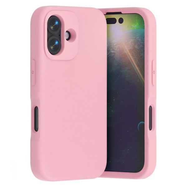 Mobilskal till iPhone 16 Shockproof EVA - Rosa Rosa