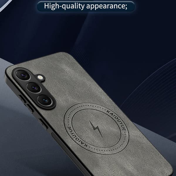 Mobilskal för Samsung Galaxy S26 Plus Magnetiskt PU + TPU - Blå