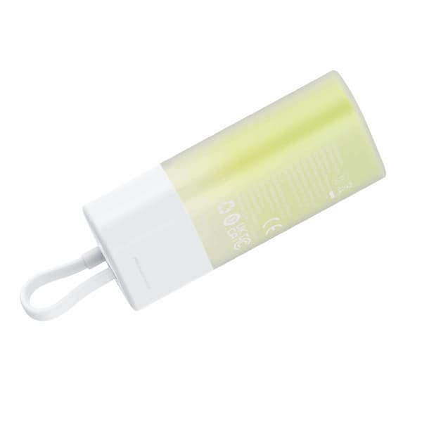 Baseus Powerbank 5200mAh Popsicle 20W - Vit/Grön Grön