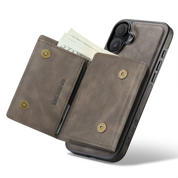 DG.MING M6 Series Mobilskal till iPhone 16 Plus Magnetiskt Brun