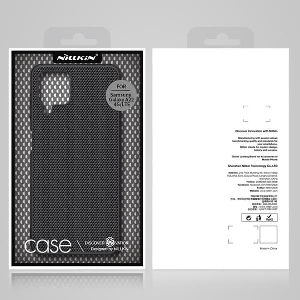 Nillkin Textured Cover Samsung Galaxy A22 4G - Sort Black