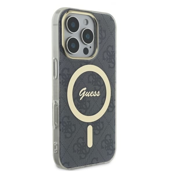 Guess telefontaske til iPhone 16 Pro Max MagSafe IML 4G - Sort Black