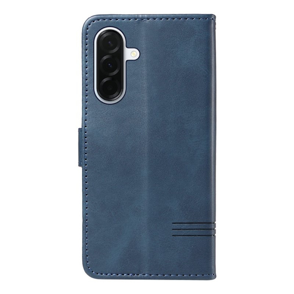 Samsung Galaxy A37 Plånboksfodral Konstläder Ställ - Blå