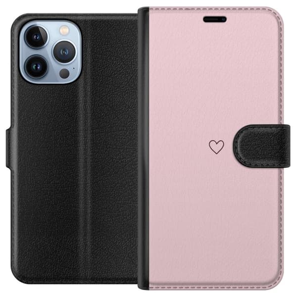 Plånboksfodral till Apple iPhone 13 Pro Max med Litet Hjärta