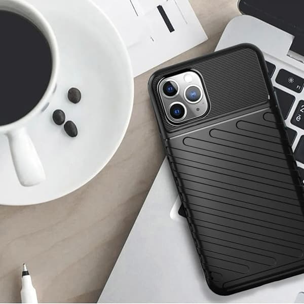 Telefontaske til iPhone 17 Thunder Armored - Sort Svart