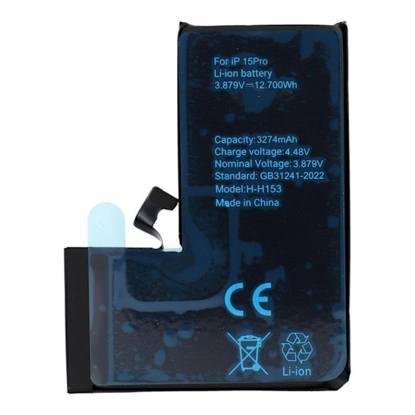 iPhone 15 Pro Batteri 3274mAh POLYMER