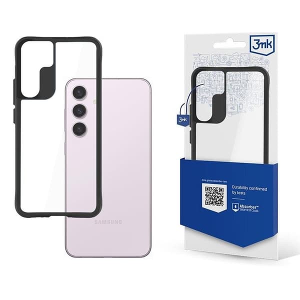 3MK Galaxy S24 Puhelinkuori Satin Armor Plus - Läpinäkyvä Transparent