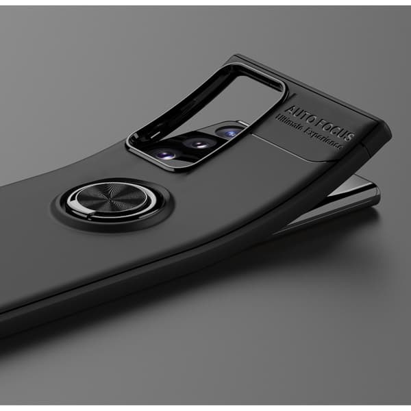 Finger Ring Skal till Galaxy Note 20 Ultra - Svart