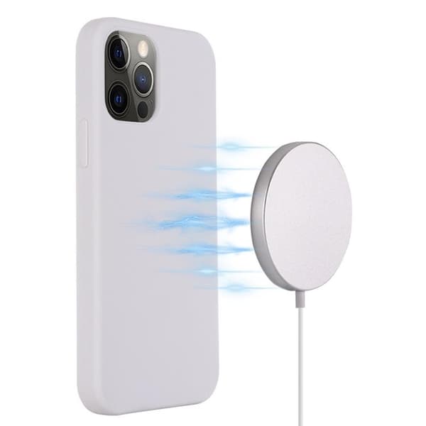 iPhone 14 Pro Max Skal Magsafe Silicone Ultra Slim - Vit Vit