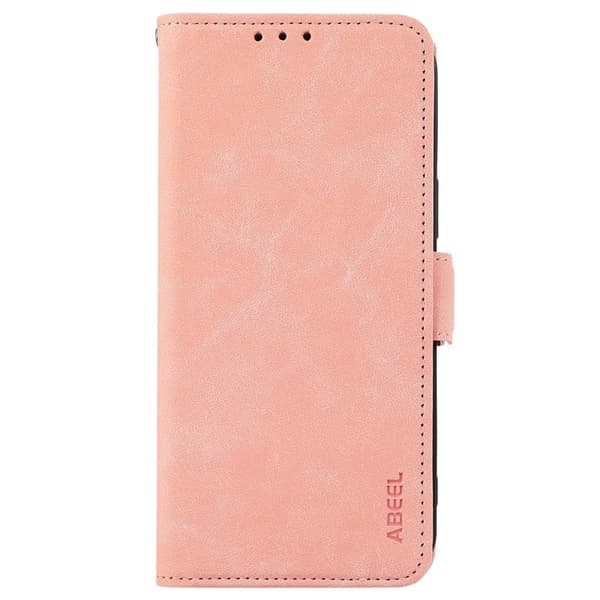 ABEEL Samsung Galaxy S26 Pro Plånboksfodral Konstläder Ställ Rosa