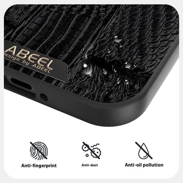 ABEEL Mobilskal till Xiaomi 17 Pro MagSafe Äkta Läder Blå