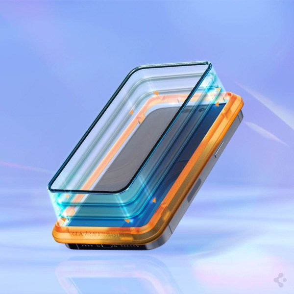Spigen iPhone 14 Pro Härdat Glas Skärmskydd Alm FC 2-Pack - Svar