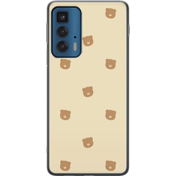 Mobilcover til Motorola Edge 20 Pro med Bjørnemønster
