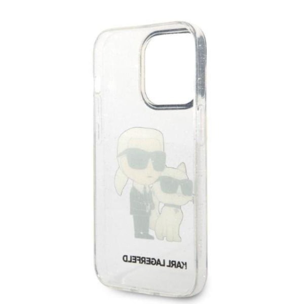 Karl Lagerfeld iPhone 14 Pro etui IML GLIT NFT Karl & Choupette