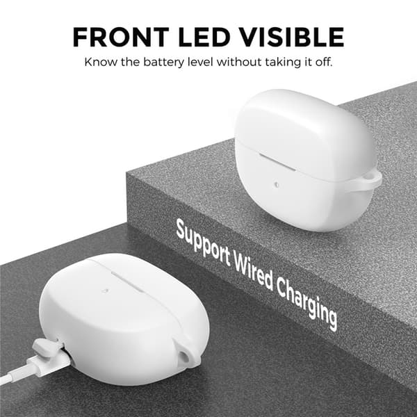 AHASTYLE Bose Ultra Open Earbuds Mobilskal med Karbinhake WG147 - Vit Vit