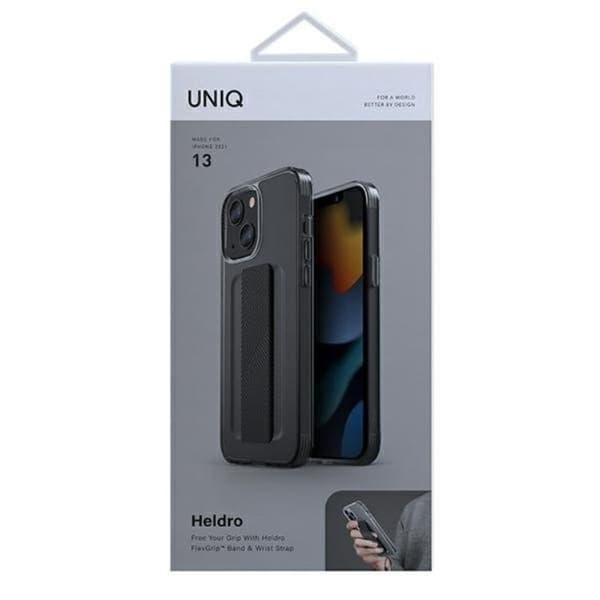 UNIQ Heldro Skal iPhone 13 - Smoke Svart