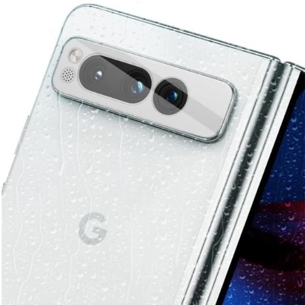 [2-Pack] IMAK Google Pixel Fold Kameralinsskydd i Härdat glas Transparent