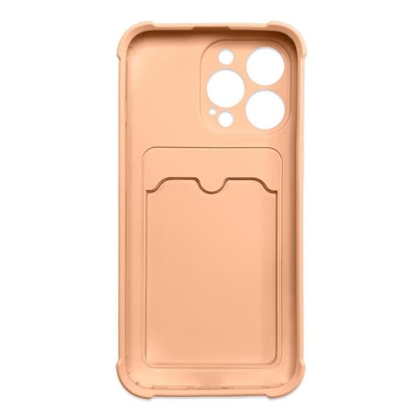 Armor iPhone 13 Mini -kotelo korttipidikkeellä - Beige Beige