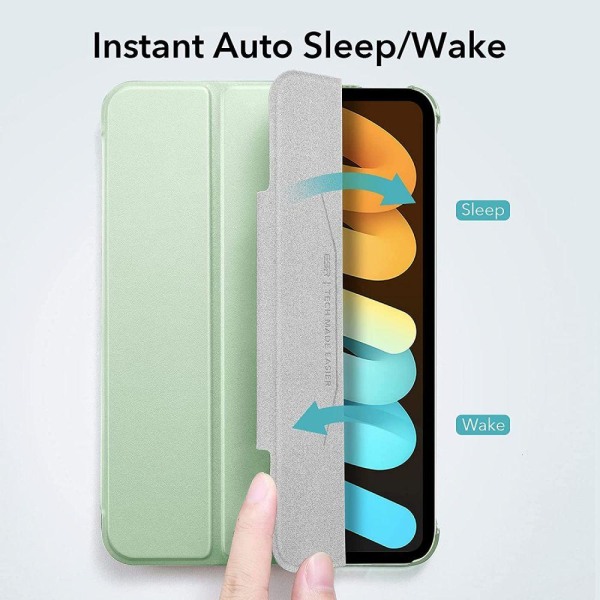 ESR Ascend Trifold Case iPad Mini 6 2021 - Lysegrøn Green