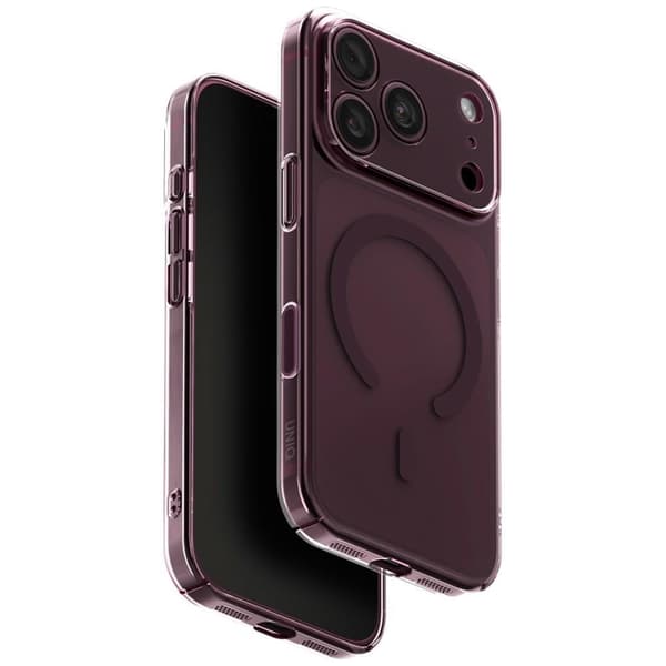 Uniq Mobilskal för iPhone 18 Pro/17 Pro MagSafe Airsuit - Burgundy