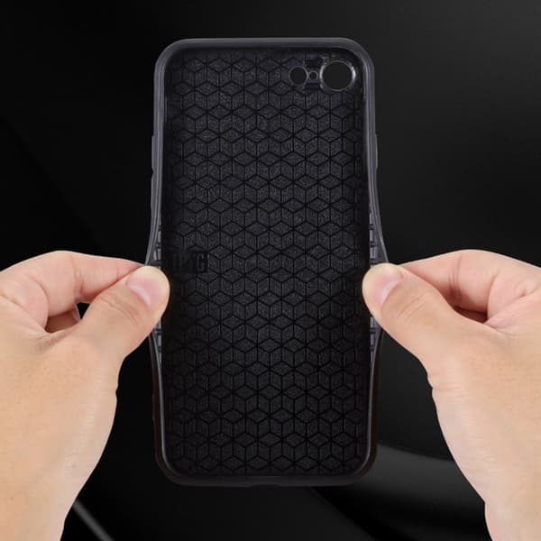 AZNS iPhone 7/8/SE (2020/2022) Plånboksfodral Konstläder - Svart