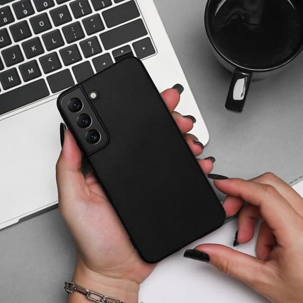 Mobilskal till Galaxy A36 5G Silikon - Svart Black
