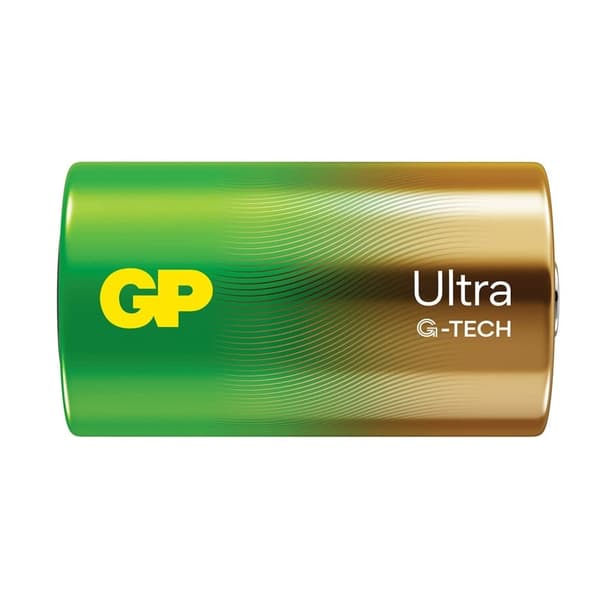 GP Batteri Ultra Alkaline D LR20 2-Pakke