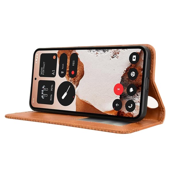 Nothing CMF Phone 2 Pro Plånboksfodral Retro Kickstand - Brun Brun
