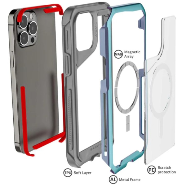 Ghostek Atomic Slim MagSafe Skal iPhone 13 Pro Max - Prismatic
