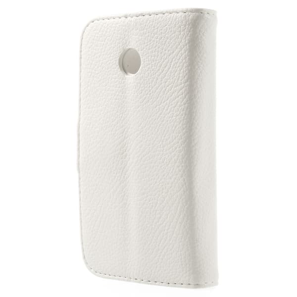 Pungeetui til Motorola Moto E XT1021 - Hvid White