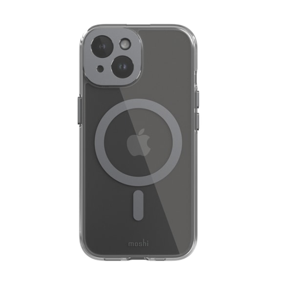 Moshi iPhone 15 Mobilskal Magsafe iGlaze - Meteoritgrå