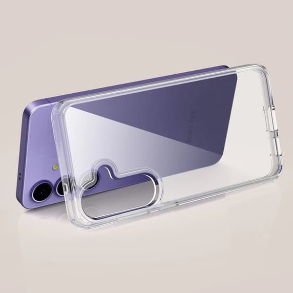 Tech-Protect Mobilskal till Galaxy S25 FE Flexair Hybrid - Clear Transparent