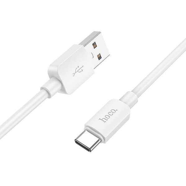 Hoco USB-C til USB-A Kabel 1m 27W - Hvid Vit