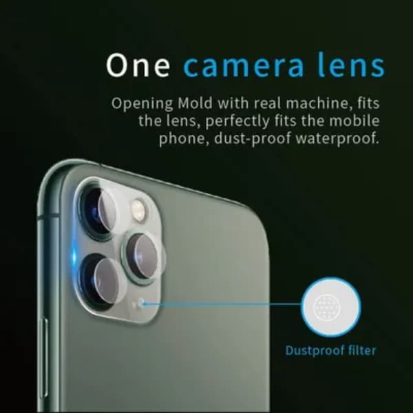 iPhone 15 Pro Max/15 Pro Kameran linsskydd i härdat glas - Clear Transparent