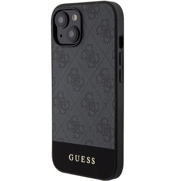 Guess Mobilskal till iPhone 15/14/13 Stripe Collection - Grå Grå