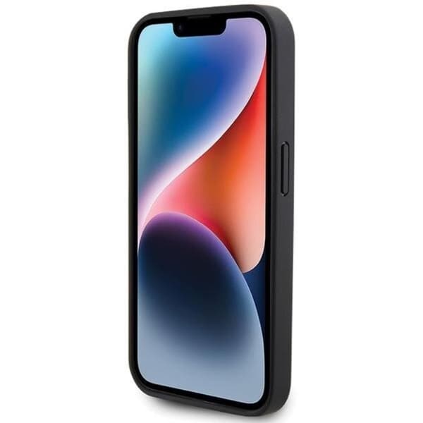 BMW Mobilskal till iPhone 15 Pro Max Läder Quilted - Svart Svart